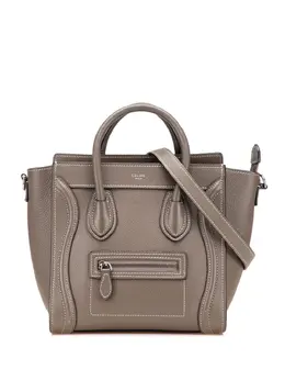 Céline Pre-Owned: Коричневая сумка-шоппер 