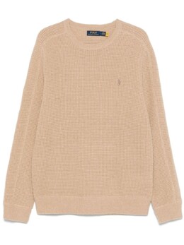 Polo Ralph Lauren: Коричневый свитер 