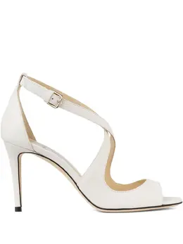 Jimmy Choo: Белые сандалии 