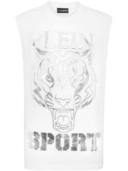 Plein Sport: Майка с принтом 