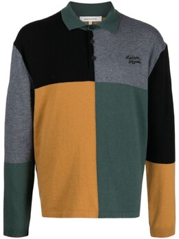 Maison Kitsuné: Свитер с воротником 
