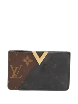Louis Vuitton Pre-Owned: Чёрный картхолдер 
