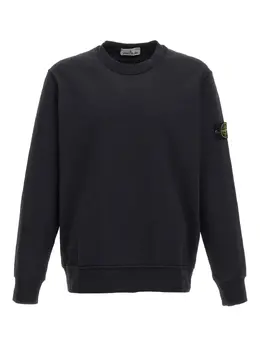 Stone Island: Чёрный свитшот 
