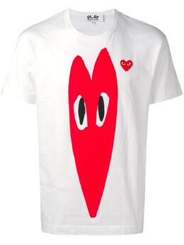 Comme Des Garçons Play: Футболка с принтом 