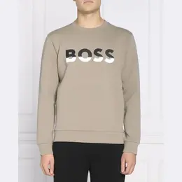 BOSS: Бежевая толстовка 