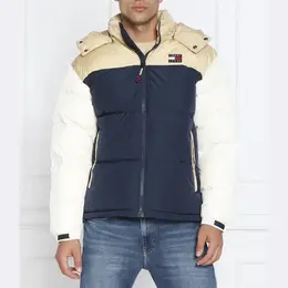 Tommy Hilfiger: Синий пуховик 