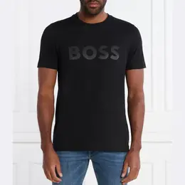 BOSS: Чёрная футболка 
