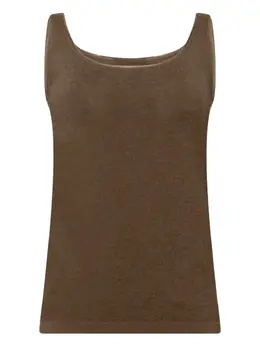 Wolford: Коричневая майка 