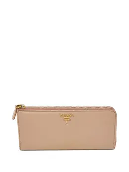 Prada Pre-Owned: Бежевый кошелёк 