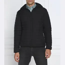 Trussardi: Чёрная куртка 