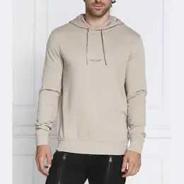 Armani Exchange: Бежевая толстовка 
