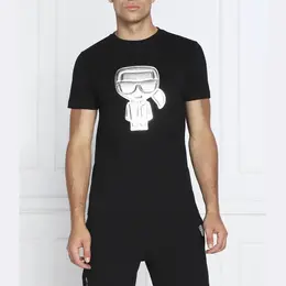 Karl Lagerfeld: Чёрная футболка 