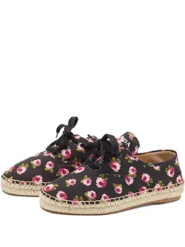 Prada Pre-Owned: Чёрные мокасины 