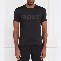 BOSS: Чёрная футболка 
