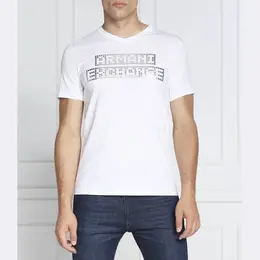 Armani Exchange: Обтягивающая футболка 