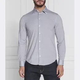 Emporio Armani: Синяя рубашка 