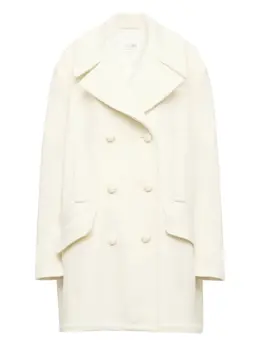 MM6 Maison Margiela: Двубортное пальто 