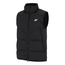 Nike: Чёрный жилет  Windrunner