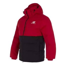 New Balance: Красная куртка 