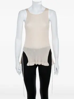 Christian Dior Pre-Owned: Бежевый топ 