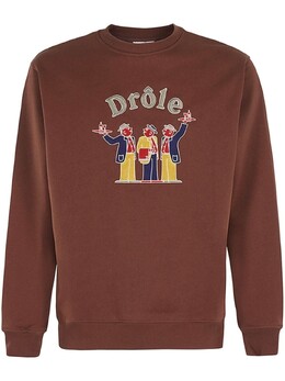 Drôle De Monsieur: Коричневая толстовка 