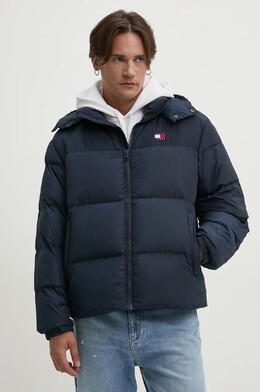 Tommy Jeans: Тёмный пуховик 