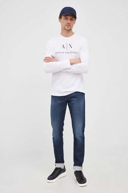Armani Exchange: Рубашка с длинным рукавом 