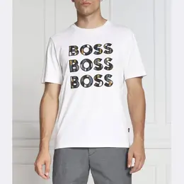 BOSS: Белая футболка 