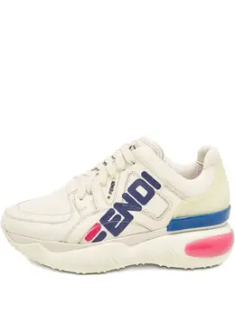 Fendi Pre-Owned: Белые кроссовки 