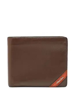 Prada Pre-Owned: Коричневый кошелёк 