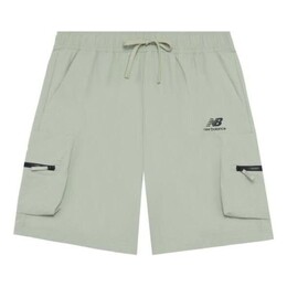 New Balance: Зелёные шорты 