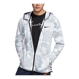 Nike: Куртка  Dri FIT с капюшоном