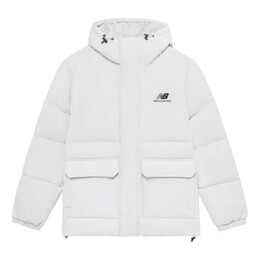 New Balance: Белая куртка 
