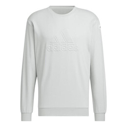 Adidas: Белый свитшот 