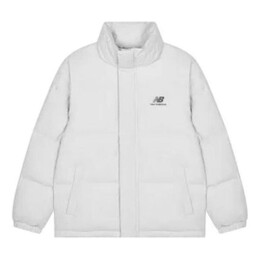 New Balance: Белая куртка 