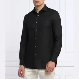 Emporio Armani: Чёрная рубашка 