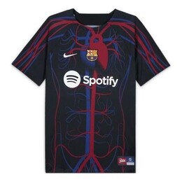 Nike: Синяя майка 