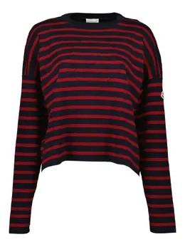 Moncler: Свитер в полоску 