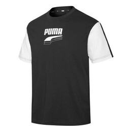 PUMA: Чёрная футболка  Rebel
