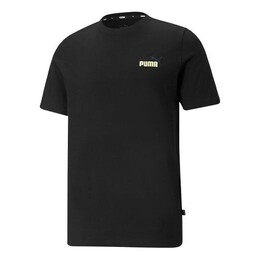PUMA: Чёрная футболка  Ess