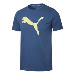 PUMA: Синяя футболка  Active