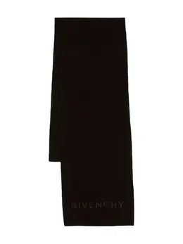 Givenchy: Чёрный шарф 