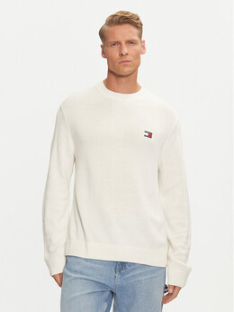 Tommy Jeans: Белый свитер 