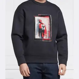 Emporio Armani: Синяя толстовка 