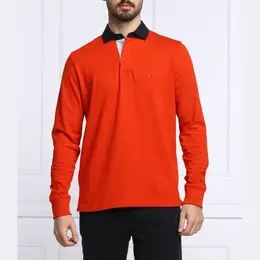 Tommy Hilfiger: Оранжевая рубашка 