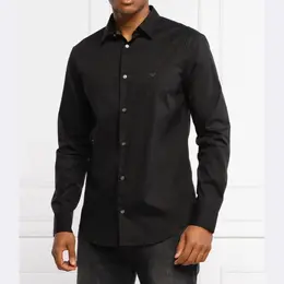 Emporio Armani: Чёрная рубашка 