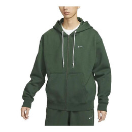 Nike: Толстовка  Solo Swoosh с капюшоном