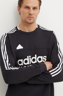 Adidas: Чёрная толстовка  Tiro