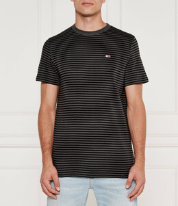 Tommy Jeans: Чёрная футболка 