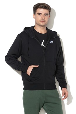 Nike: Толстовка  Sportswear Club на молнии